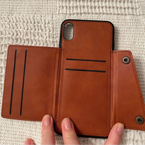 iPhone 10 XS Max 2 RFID Wallet Cases + 1 Military Grade Case NEW - Picture 4 of 6